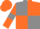 Silk - Grey and orange (quartered), orange sleeves, grey armlets, orange cap