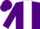 Silk - Purple, white panel, purple cap