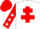 Silk - White, Red Cross of Lorraine, Red sleeves, White stars, Red cap