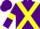 Silk - Purple, Yellow cross belts and armlets