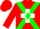 Silk - Red, white cross, green cross sashes, red cap