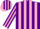 Silk - Purple and pink stripes
