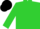 Silk - Chartreuse, black mw emblem on back, matching cap