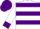 Silk - White, purple 'bc', purple hoops and cuffs on white sleeves, purple cap