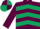 Silk - Maroon, dark green chevrons, maroon sleeves, quartered cap