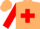 Silk - Tan, red maltese cross, red sleeves, tan cap