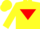 Silk - Yellow, red inverted triangle, yellow 'g', red and yellow cap