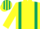 Silk - Yellow, dark green braces, dark green and yellow striped cap