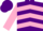 Silk - Purple, pink chevrons and sleeves, purple cap