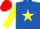 Silk - Royal blue, yellow star and sleeves, red cap