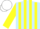 Silk - Light blue, yellow lightning bolt, yellow stripes on sleeves, white cap