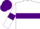Silk - White, purple hoop, white armlets on purple sleeves, purple cap