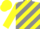 Silk - yellow, grey diagonal stripes, yellow cap