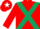Silk - RED, dark green cross belts, red cap, white star