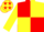 Silk - Red and yellow (quartered), yellow sleeves, yellow cap, red stars