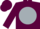 Silk - Maroon, silver ball, maroon cap