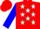 Silk - Red, green 'c', white stars, white stars on blue sleeves, red cap