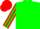 Silk - Green body, red arms, green striped, red cap