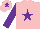 Silk - Pink, Purple star, sleeves and star on cap
