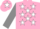 Silk - Pink body, white stars, grey arms, pink cap, white star