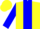 Silk - Yellow body, blue stripe, blue arms, yellow cap, blue striped