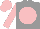 Silk - Grey body, pink disc, pink arms, pink cap