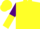 Silk - Yellow, purple spot, purple and yellow halved sleeves, yellow cap