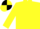 Silk - Yellow body, yellow arms, yellow cap, black quartered