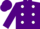 Silk - Purple, white dots, purple cap