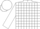 Silk - White, navy square, navy and white blocks on sleeves, white cap