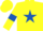 Silk - Yellow, Royal Blue star and armlets