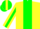 Silk - Yellow, green panel