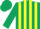 Silk - Dark green, maroon and yellow stripes, maroon and dark green cap