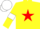 Silk - Yellow, Red star, Yellow sleeves, White armlets, White cap