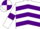 Silk - White and Purple chevrons, White sleeves, Purple armlets, Quartered cap