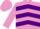 Silk - Mauve, purple chevrons, mauve sleeves and cap