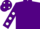 Silk - Purple, purple sleeves, white spots, purple cap, white spots