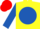 Silk - Yellow, Royal Blue disc and sleeves, Red cap