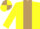 Silk - Yellow, light brown stripe, quartered cap