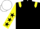 Silk - Black, yellow epaulets, yellow sleeves, black stars, white cap