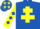 Silk - Royal blue, yellow cross of lorraine, yellow sleeves, royal blue diamonds, royal blue cap, yellow stars