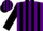 Silk - Purple, black circled white 'bb', black stripes on sleeves