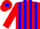 Silk - Red body, soft blue striped, red arms, red cap, soft blue star