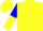 Silk - Yellow body, soft blue arms, yellow halved, yellow cap