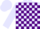 Silk - Lavender and purple blocks, lavender cap