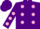 Silk - Purple, pink dots