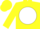 Silk - Yellow, white ball,  yellow cap