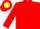 Silk - Red, yellow 'h' on red ball