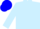 Silk - Light blue, blue emblem on back, matching cap
