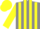 Silk - Grey, yellow stripes, yellow sleeves, yellow cap